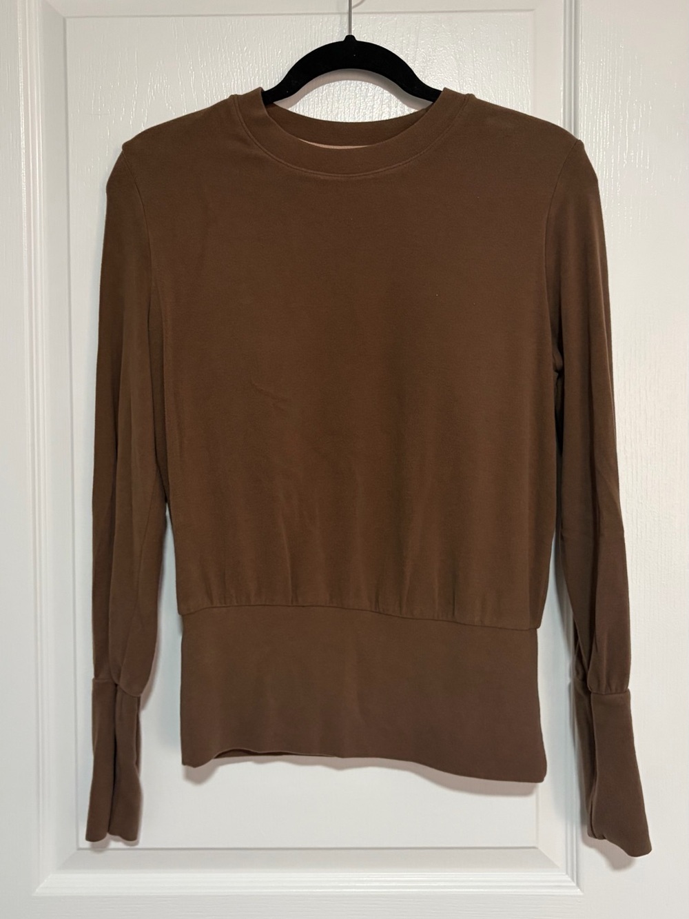 OGL Elevated Crewneck Brushed Brami with Banded Hem